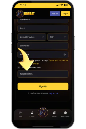 Enter code_Plinco
